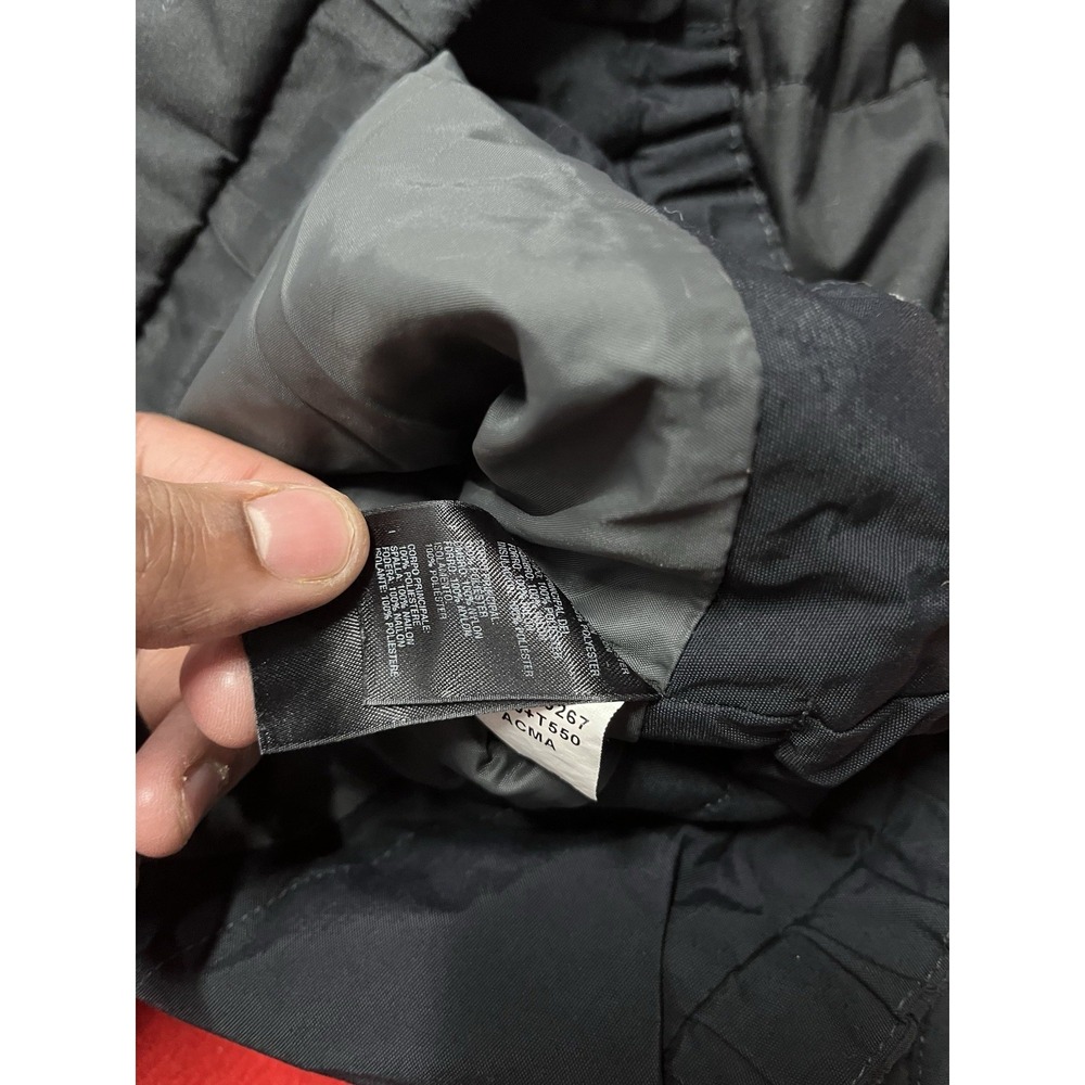 Men's North Face Light Puffer Jacket Reinforced Elbows Size Medium Black - Picture 6 of 8
